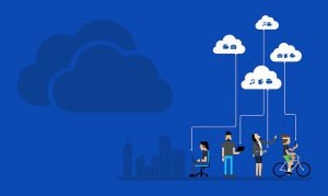 OneDrive - cloudové řešení od společnosti Microsoft.